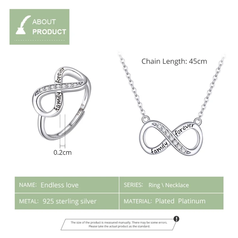 (Bild für) Endless Love-Schmuckset im Pandora-Stil - SET010 - Ansicht 5