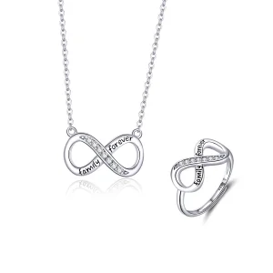 (Bild für) Endless Love-Schmuckset im Pandora-Stil - SET010