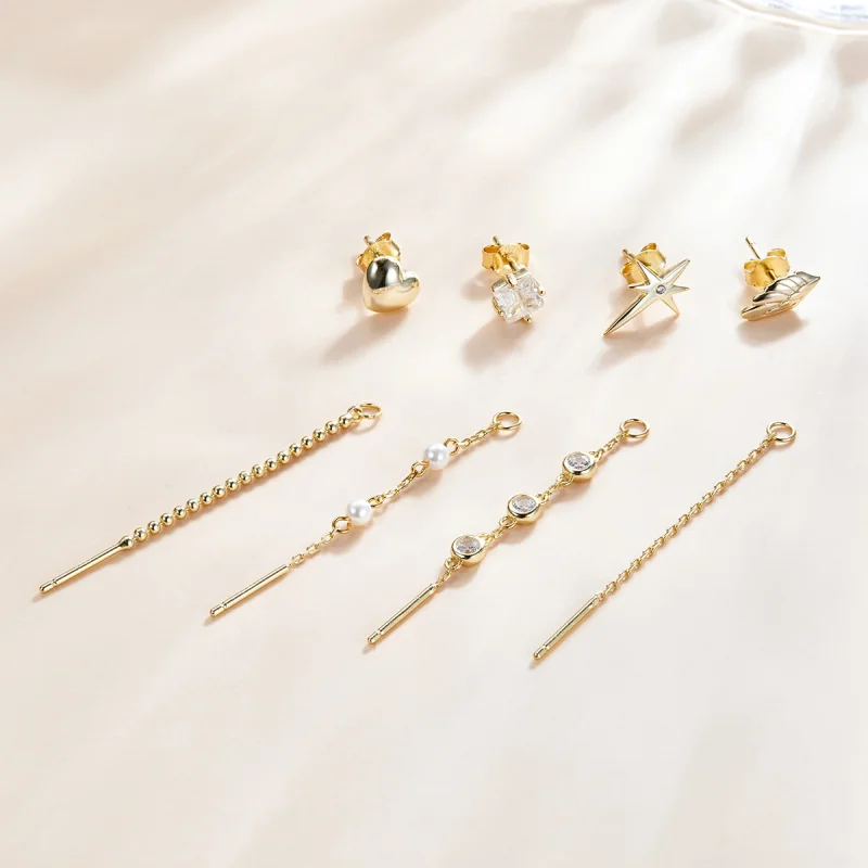 (Bild für) Glänzendes Schmuckset im Pandora-Stil - SET015 - Ansicht 2