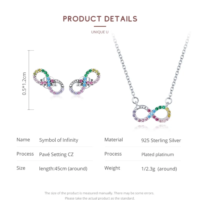 (Bild für) Infinity-Schmuckset im Pandora-Stil - SET021 - Ansicht 3