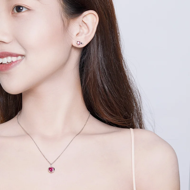 (Bild für) Schmuckset „Guardian Hearts“ im Pandora-Stil - SET008 - Ansicht 3