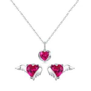(Bild für) Schmuckset „Guardian Hearts“ im Pandora-Stil - SET008
