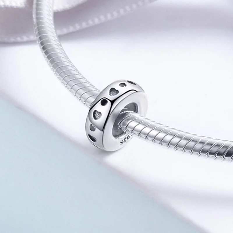 (Bild für) Niedlicher Spacer-Charm aus Silber im Pandora-Stil - SCC593 - Ansicht 4