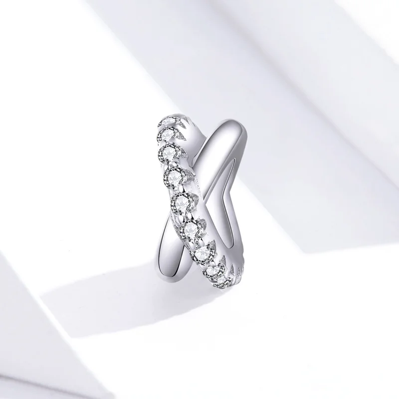 (Bild für) Schicker Spacer-Charm aus Silber im Pandora-Stil - BSC214 - Ansicht 4
