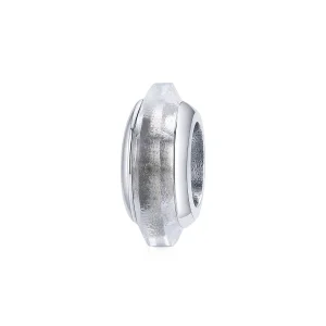 (Bild für) Silberner Crysta-Spacer-Charm im Pandora-Stil - SCC1818