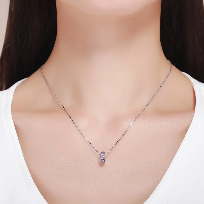 (Bild für) Silberner Herz-Abstandshalter-Charm im Pandora-Stil - SCC635 - Ansicht 5