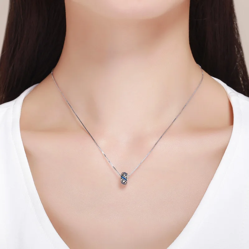 (Bild für) Silberner Spacer-Charm „The Shining Star River“ im Pandora-Stil - SCC636 - Ansicht 6