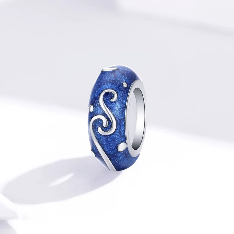 (Bild für) Silberner Star Glow Spacer-Charm im Pandora-Stil - SCC1388 - Ansicht 2