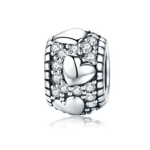 (Bild für) Spacer-Charm „Shine In My Heart“ aus Silber im Pandora-Stil - SCC798