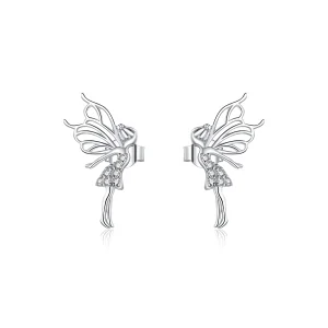 (Bild für) Blumenelfen-Ohrstecker im Pandora-Stil - BSE338