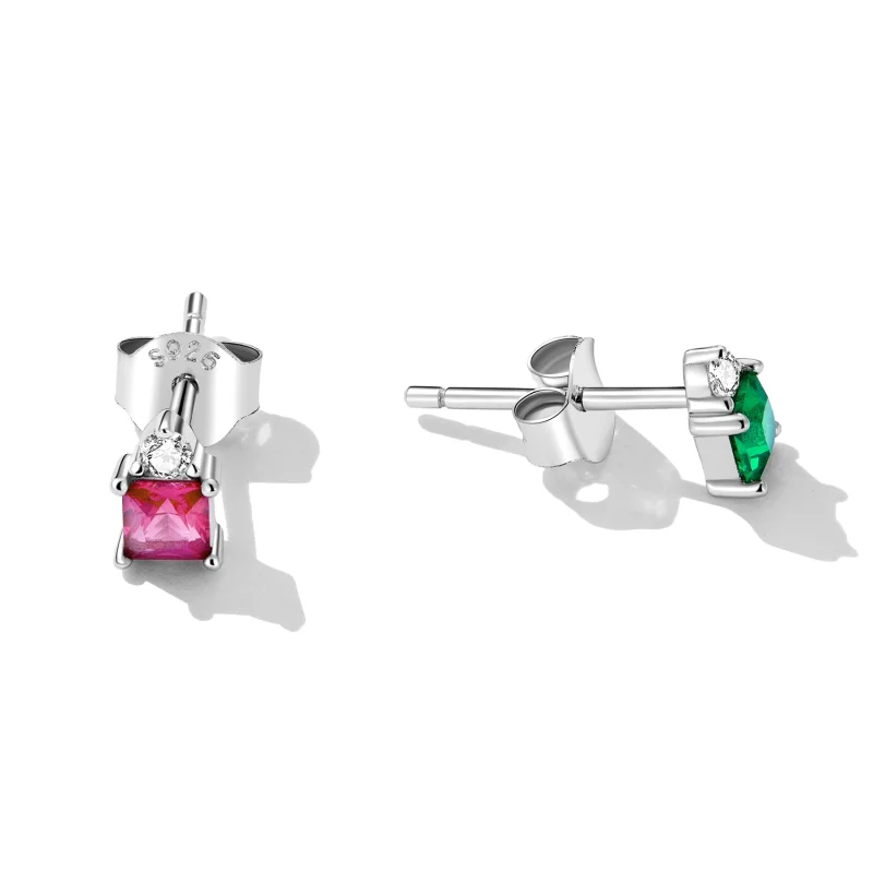 (Bild für) Bunte Prinzessinnen-Party-Bonbons-Ohrstecker im Pandora-Stil - SCE1465 - Ansicht 3