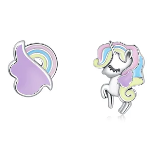 (Bild für) Fantasy-Pony-Ohrstecker im Pandora-Stil - SCE1266
