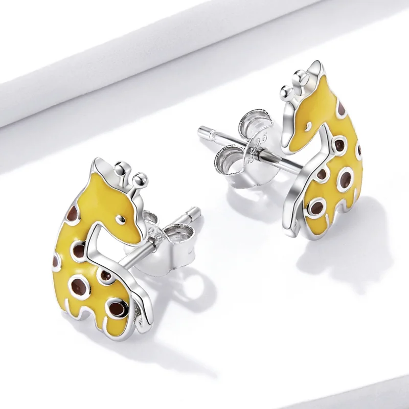 (Bild für) Giraffen-Ohrstecker im Pandora-Stil - BSE586 - Ansicht 4