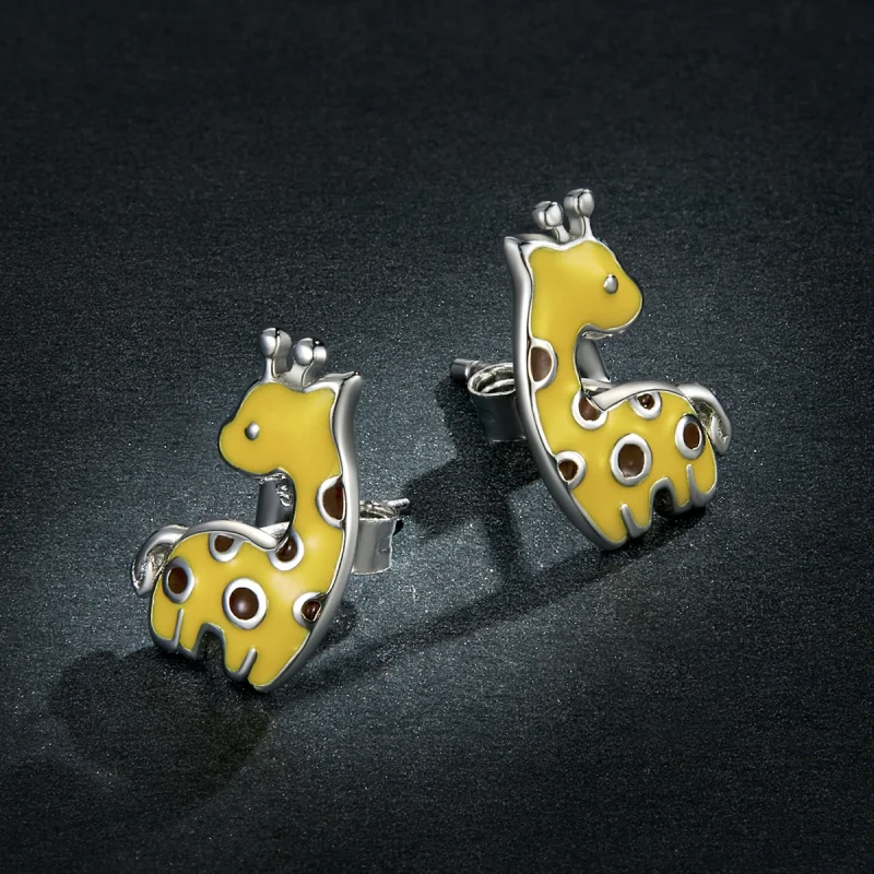 (Bild für) Giraffen-Ohrstecker im Pandora-Stil - BSE586 - Ansicht 5