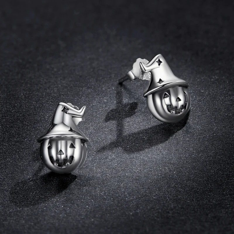 (Bild für) Halloween-Kürbis-Ohrstecker im Pandora-Stil - BSE537 - Ansicht 5