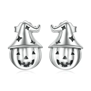 (Bild für) Halloween-Kürbis-Ohrstecker im Pandora-Stil - BSE537