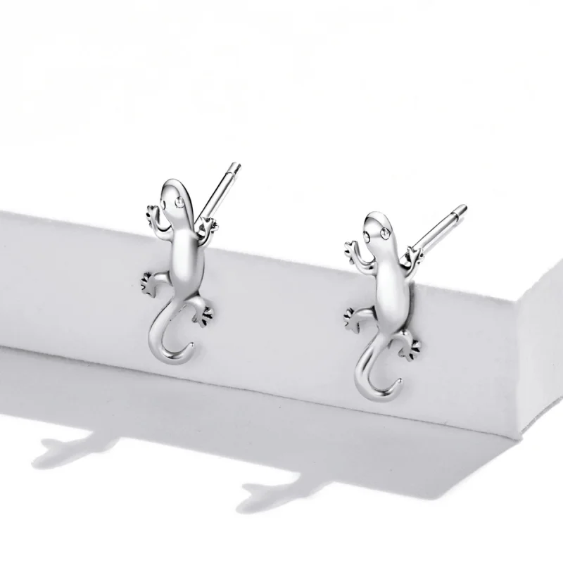 (Bild für) Kreative Gecko-Ohrstecker im Pandora-Stil - SCE1292 - Ansicht 2