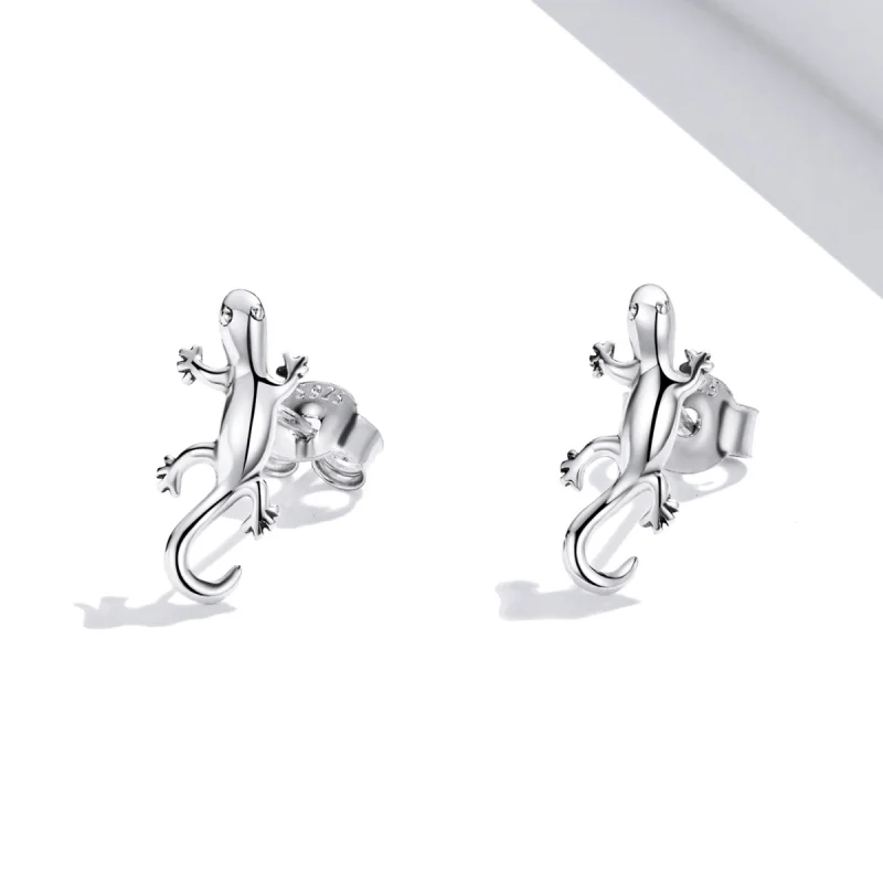(Bild für) Kreative Gecko-Ohrstecker im Pandora-Stil - SCE1292 - Ansicht 3