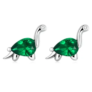 (Bild für) Lustige Dinosaurier-Ohrstecker im Pandora-Stil - SCE1379