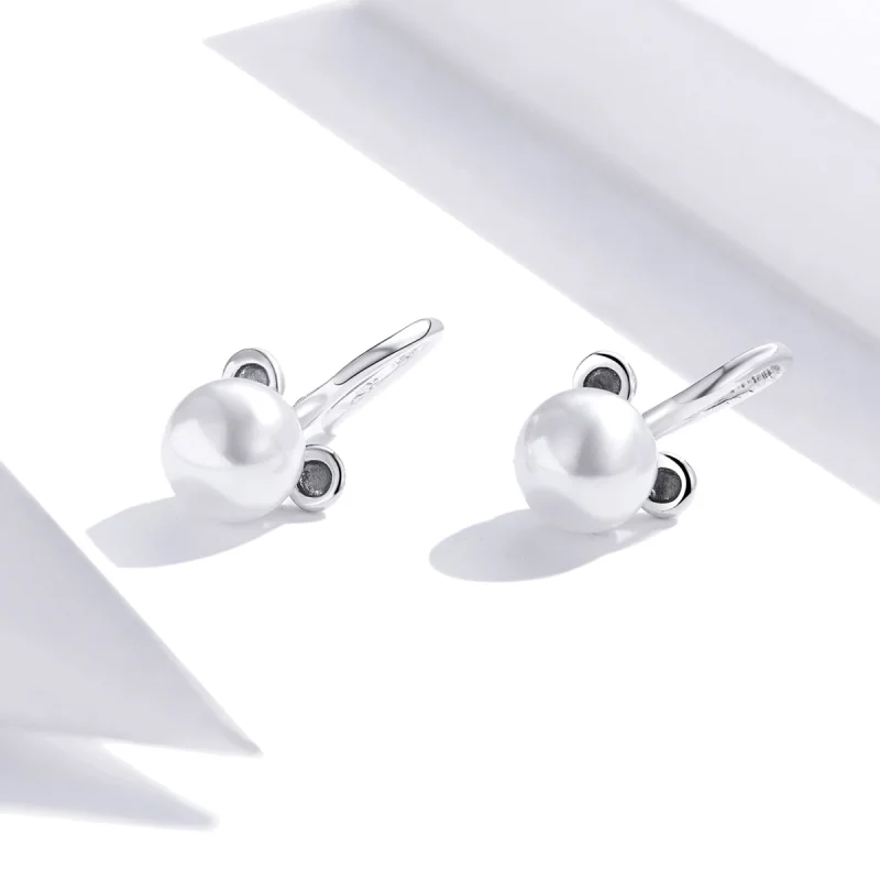 (Bild für) Niedliche Bären-Ohrstecker im Pandora-Stil - SCE918 - Ansicht 3