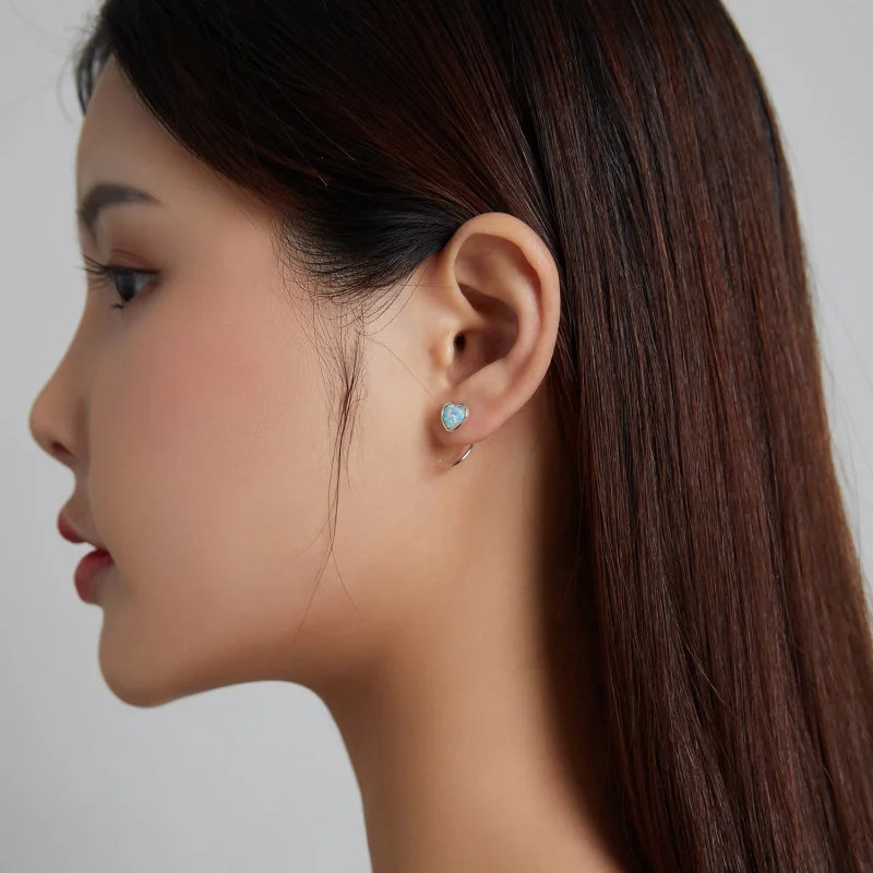 (Bild für) Ohrstecker „Aurora Romance“ im Pandora-Stil - BSE499 - Ansicht 7