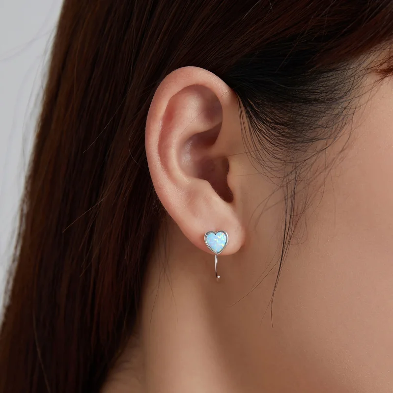 (Bild für) Ohrstecker „Aurora Romance“ im Pandora-Stil - BSE499 - Ansicht 8