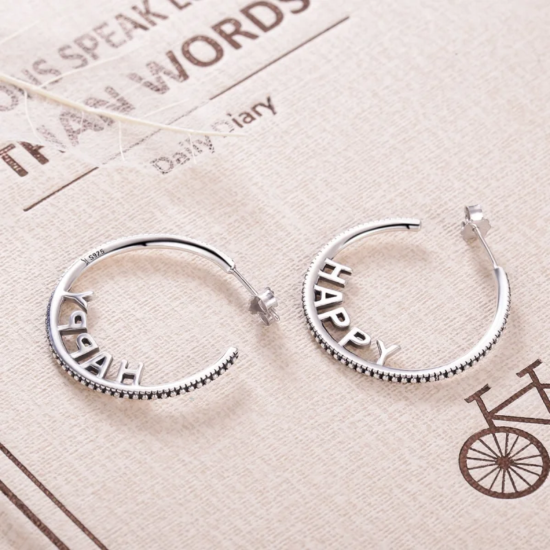(Bild für) Ohrstecker „Happy Wishes“ im Pandora-Stil - VSE087 - Ansicht 5