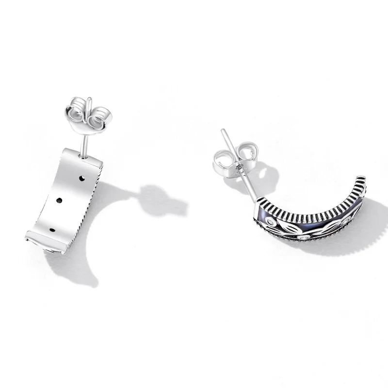 (Bild für) Ohrstecker im Pandora-Stil mit Retro-Muster - SCE1415 - Ansicht 3