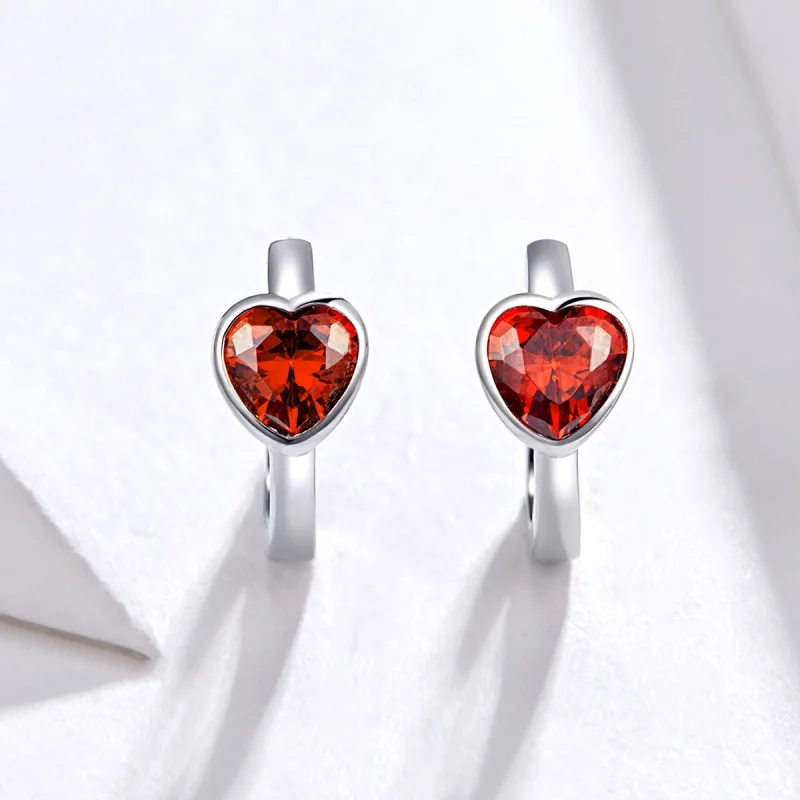(Bild für) Ohrstecker „Love You“ im Pandora-Stil - BSE084 - Ansicht 2