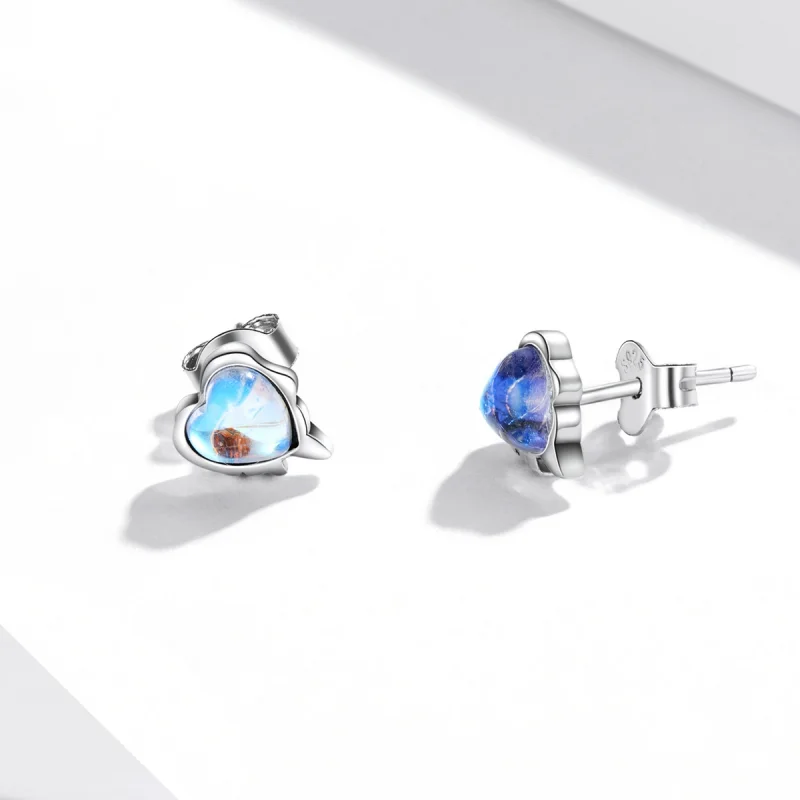 (Bild für) Ohrstecker „Melting Love“ im Pandora-Stil - SCE1306 - Ansicht 3