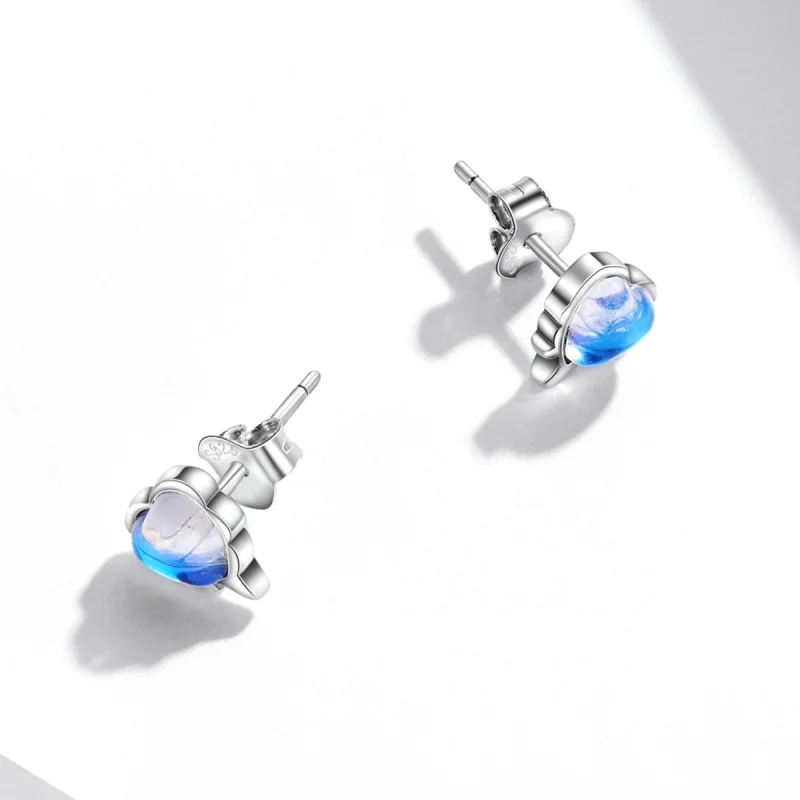 (Bild für) Ohrstecker „Melting Love“ im Pandora-Stil - SCE1306 - Ansicht 4
