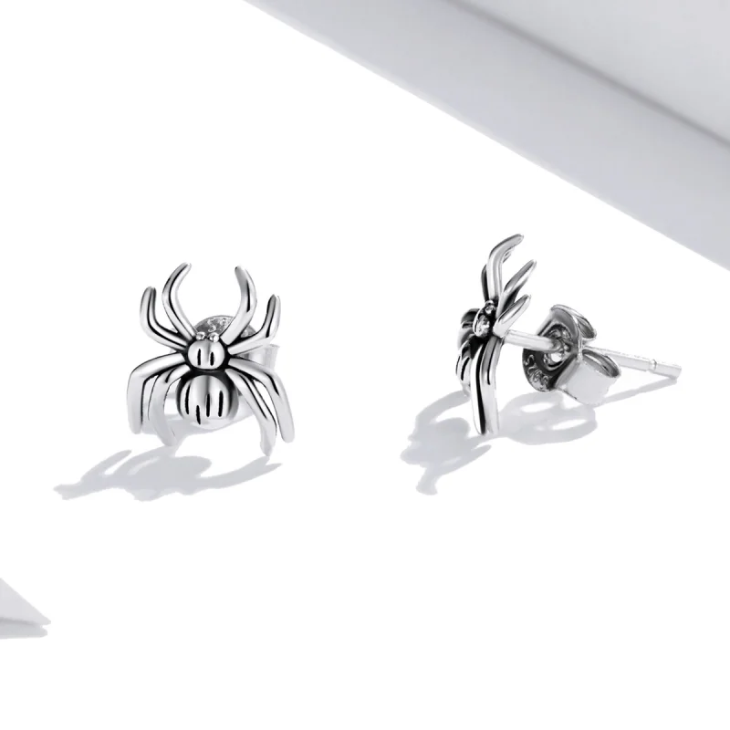 (Bild für) Ohrstecker mit achtbeiniger Spinne im Pandora-Stil - SCE1290 - Ansicht 2