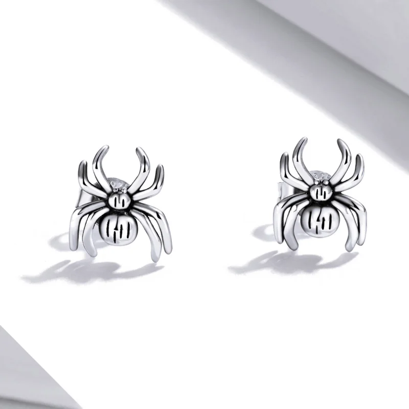 (Bild für) Ohrstecker mit achtbeiniger Spinne im Pandora-Stil - SCE1290 - Ansicht 3