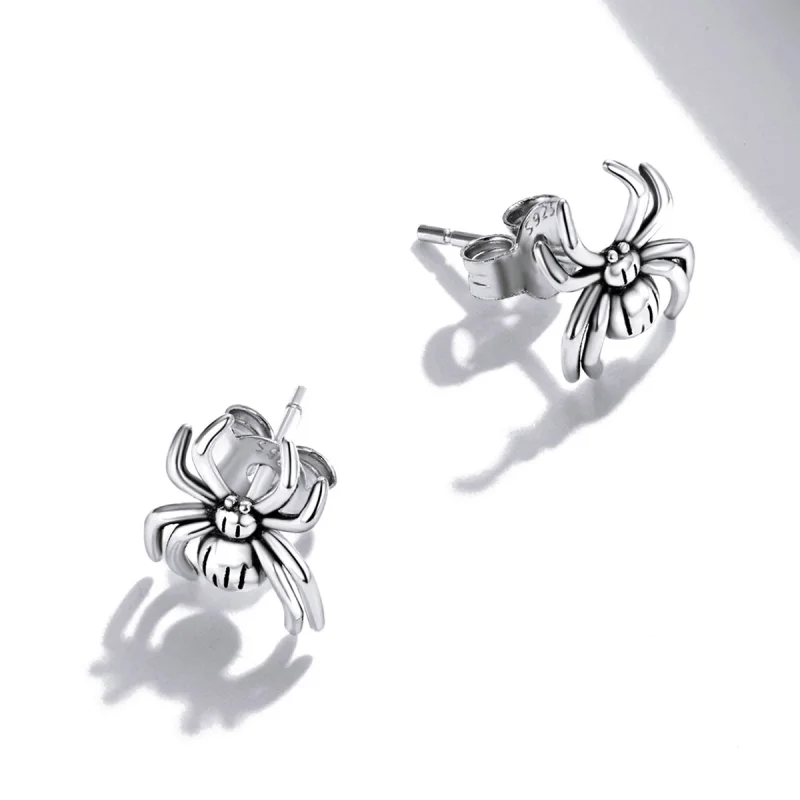(Bild für) Ohrstecker mit achtbeiniger Spinne im Pandora-Stil - SCE1290 - Ansicht 4