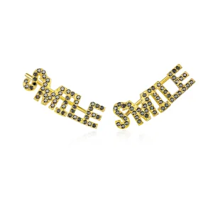 (Bild für) Ohrstecker „Smile“ im Pandora-Stil - SCE764