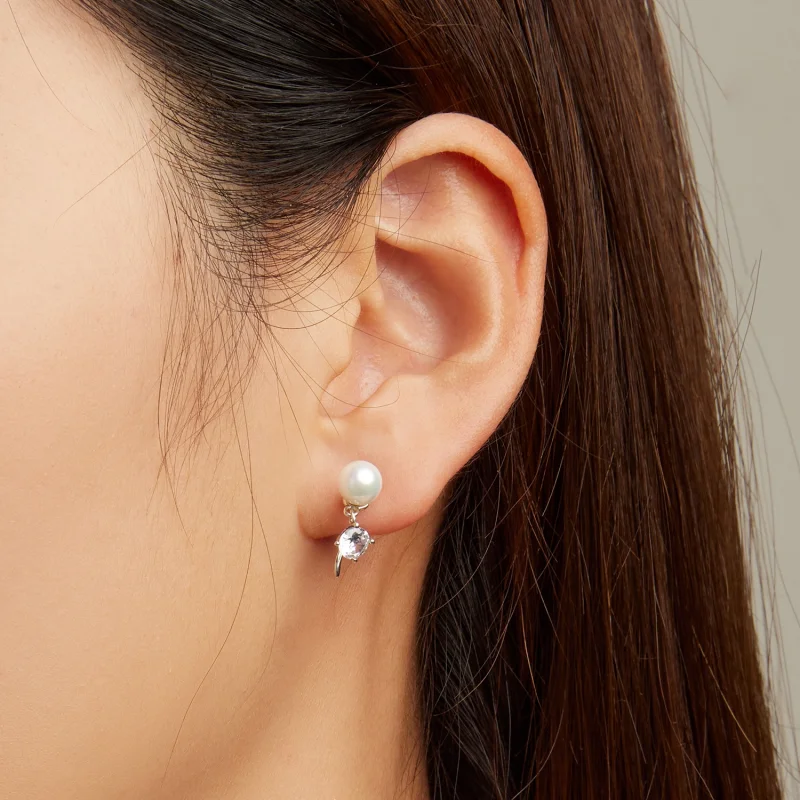 (Bild für) Pandora Perlen Ohrstecker - BSE684 - Ansicht 6
