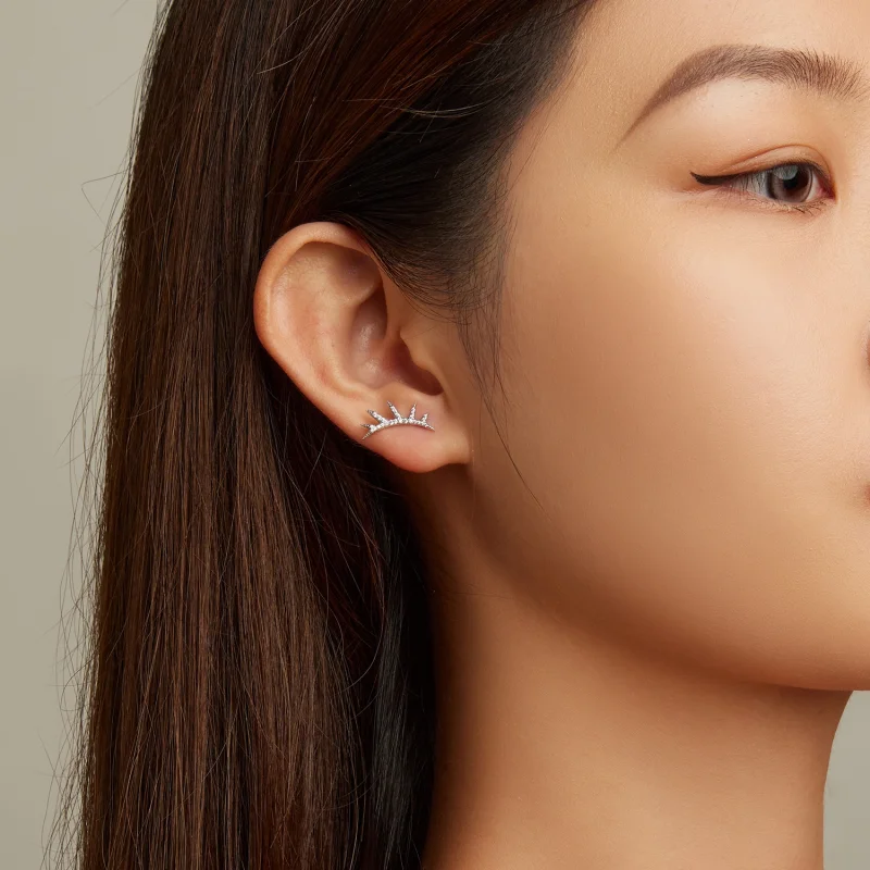 (Bild für) Wimpern-Ohrstecker im Pandora-Stil - BSE681 - Ansicht 5