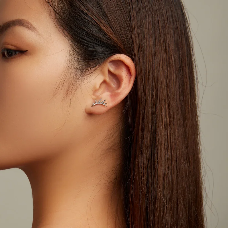 (Bild für) Wimpern-Ohrstecker im Pandora-Stil - BSE681 - Ansicht 7