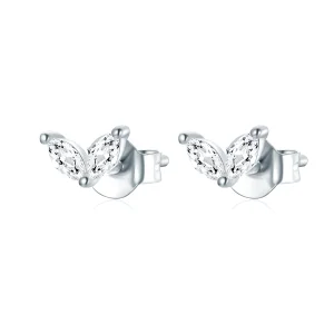 (Bild für) Zarte Schmetterlings-Ohrstecker im Pandora-Stil - SCE1240-A