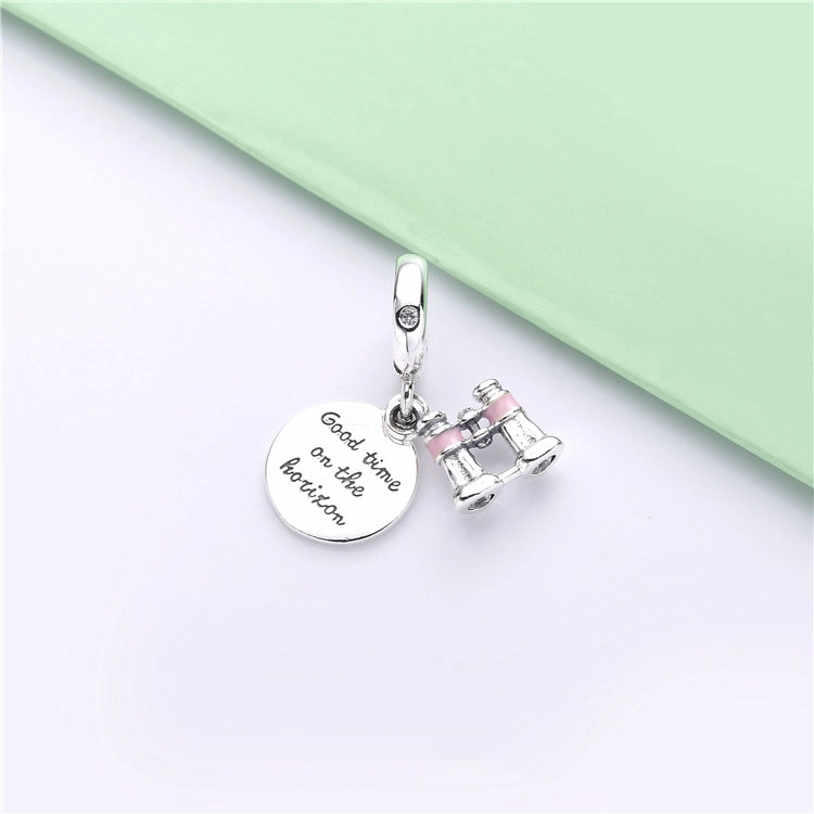 (Bild für) PANDORA Herz-Fernglas-Charm-Anhänger - 798062CZ - Ansicht 3