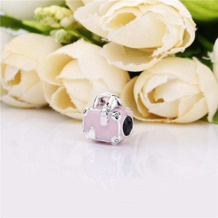 (Bild für) PANDORA Rosa Reisetaschenanhänger - 798063EN124 - Ansicht 3