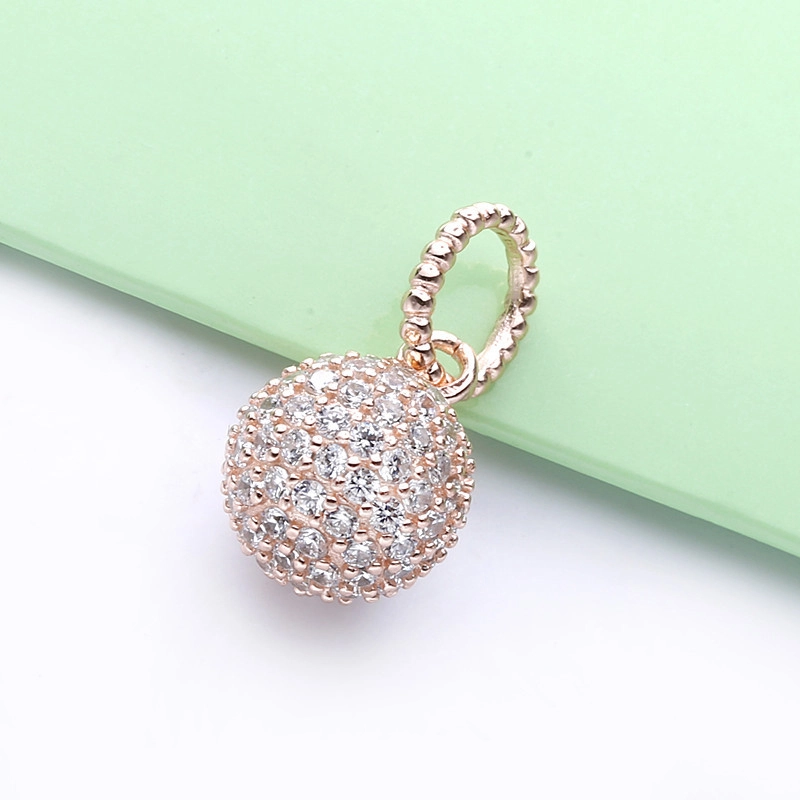 (Bild für) PANDORA Pavé-Kugelanhänger - 388686C01 - Ansicht 3