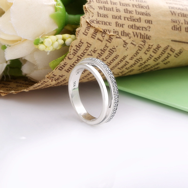 (Bild für) Dreifacher Pave Ring Pandora - 199040C01 - Ansicht 3