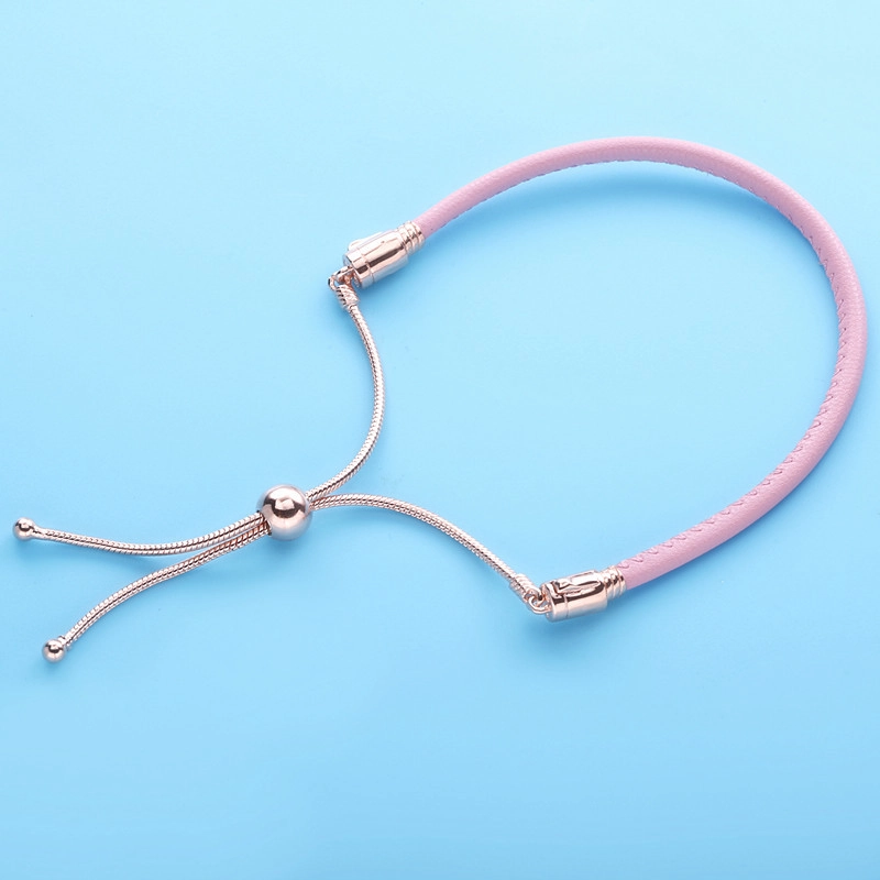 (Bild für) Pandora Armband Rosa Leder - 589002C01 - Ansicht 2