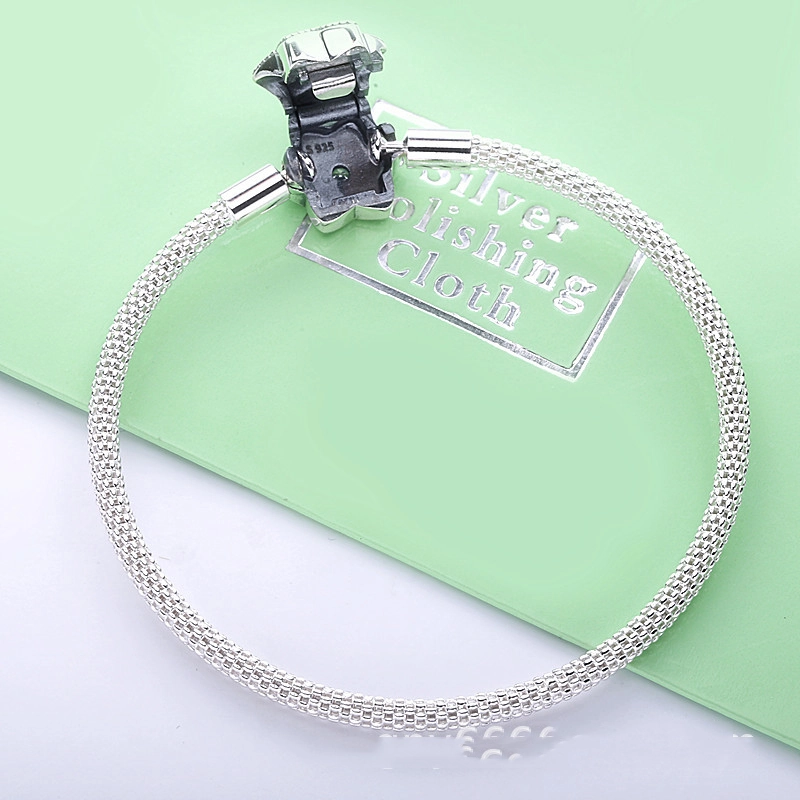 (Bild für) Pandora Bright Snowflake Mesh-Armband - 598616C01 - Ansicht 3