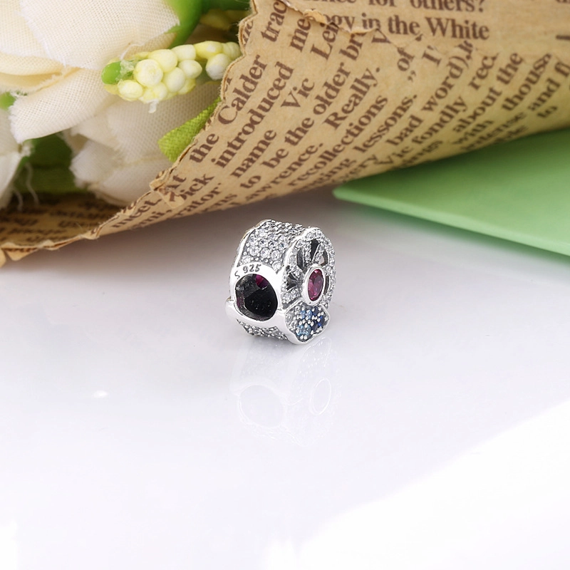 (Bild für) PANDORA Fan-Charm in Blau und Rosa - 798178CZMX - Ansicht 4