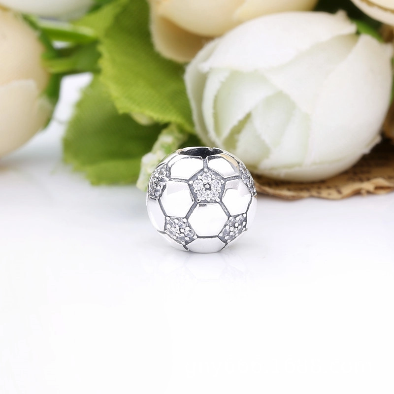 (Bild für) PANDORA Funkelnder Fußball-Charm - 798795C01 - Ansicht 3