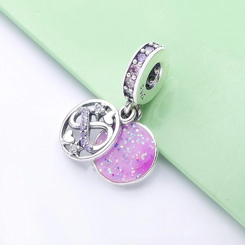 (Bild für) PANDORA glitzernder Infinity-Herz- und Stern-Anhänger - 798829C01 - Ansicht 3