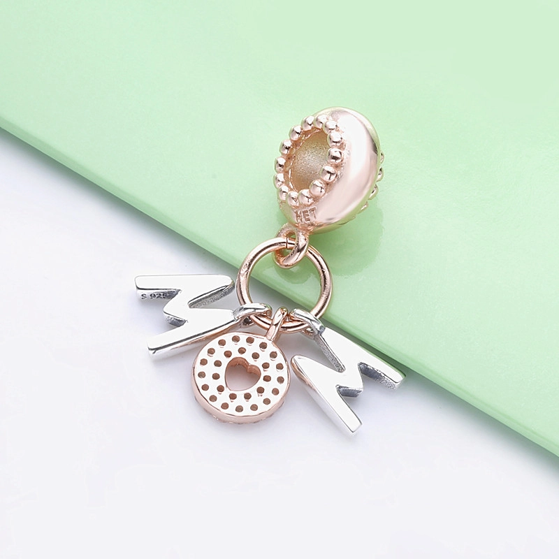 (Bild für) PANDORA Mom Letters Charm-Anhänger - 788828C01 - Ansicht 2