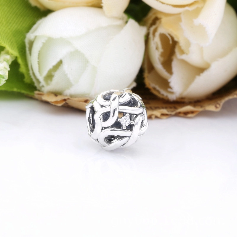 (Bild für) PANDORA Openwork Woven Infinity Charm - 798824C01 - Ansicht 2